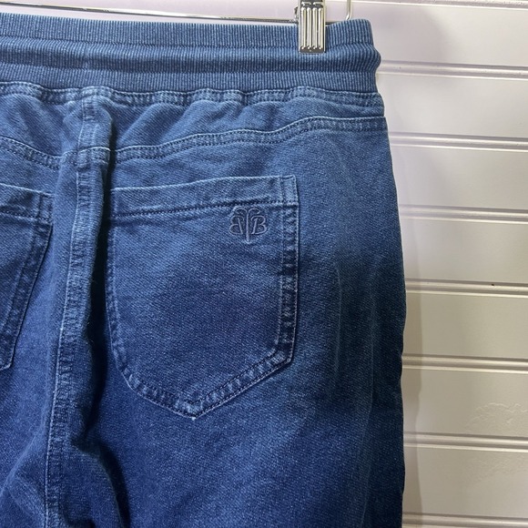 Brooks Brothers Women's Joggers Sz S Elastic Drawstring Dark Blue Denim Athletic - Picture 7 of 13